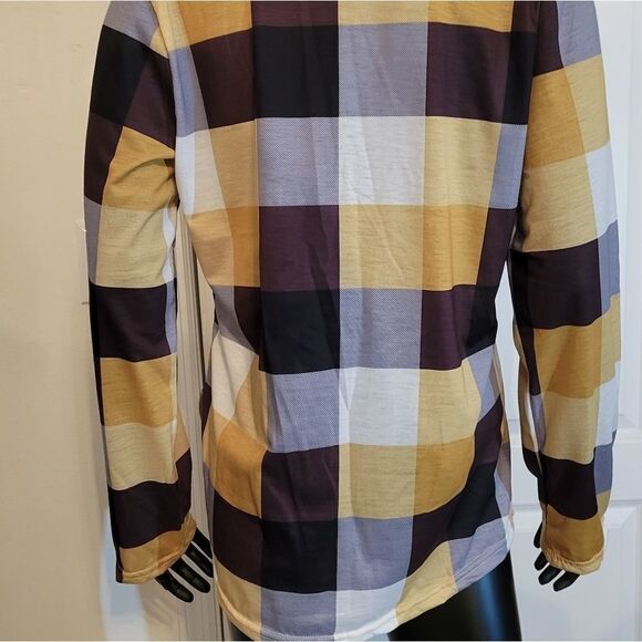 BRAND NEW PLAIT LONG SLEEVES V-NECK T-SHIRTS - Picture 14 of 16